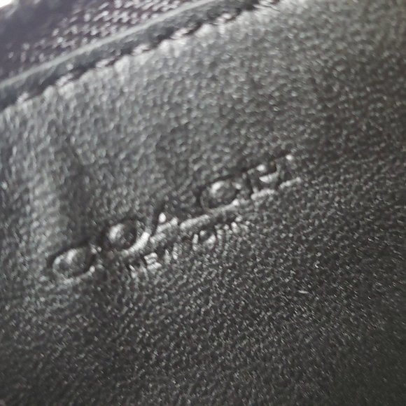 COACH Zip Card Case With Tiger Print - Picture 4 of 5